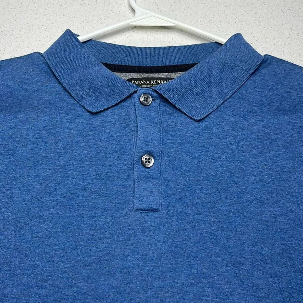 Banana Republic Luxury Touch Cotton Polo Mens Large